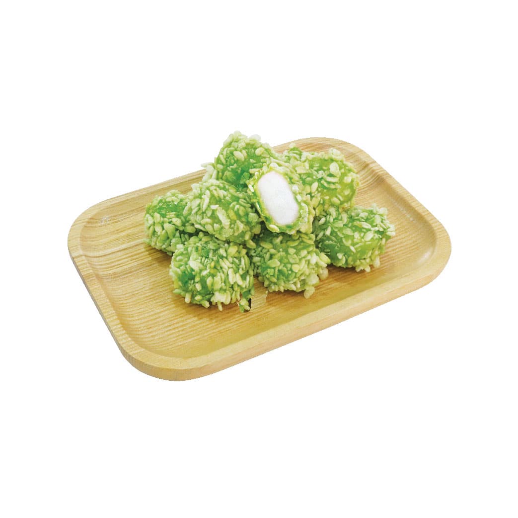 Green Sticky Rice–Coated Squid Cakes - 2
